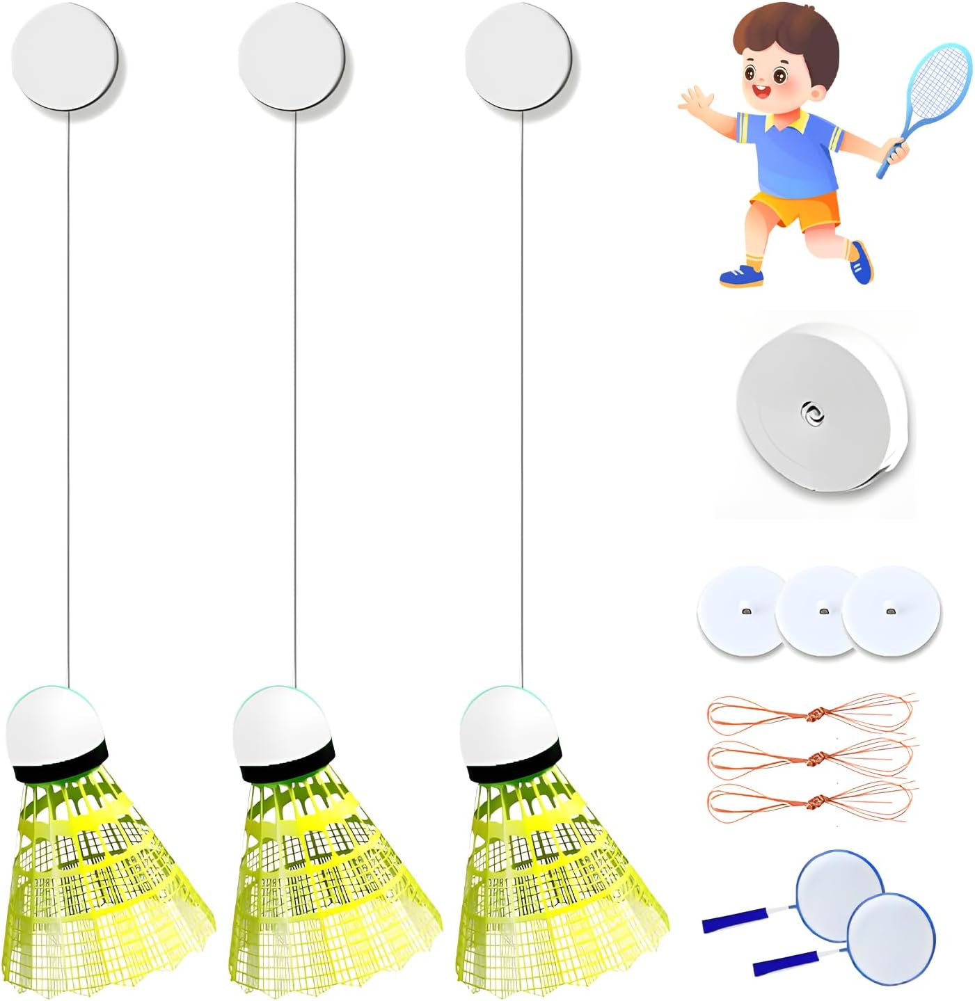 Automatic Rebound Badminton Trainer