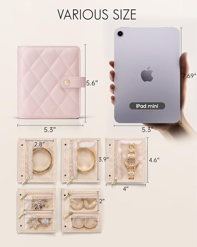 Travel Jewelry Organizer Case