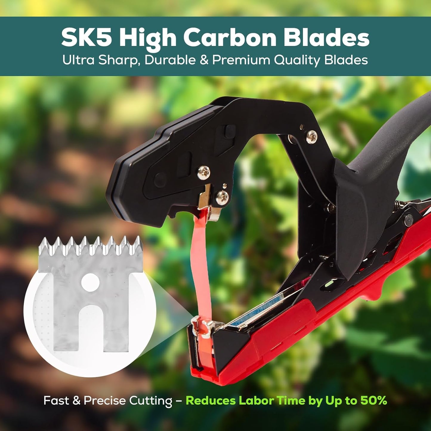No-Jam Plant Tying Machine