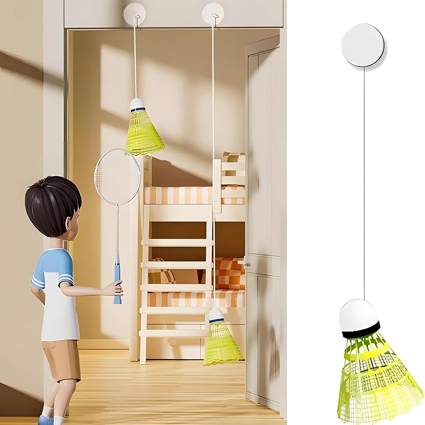 Automatic Rebound Badminton Trainer