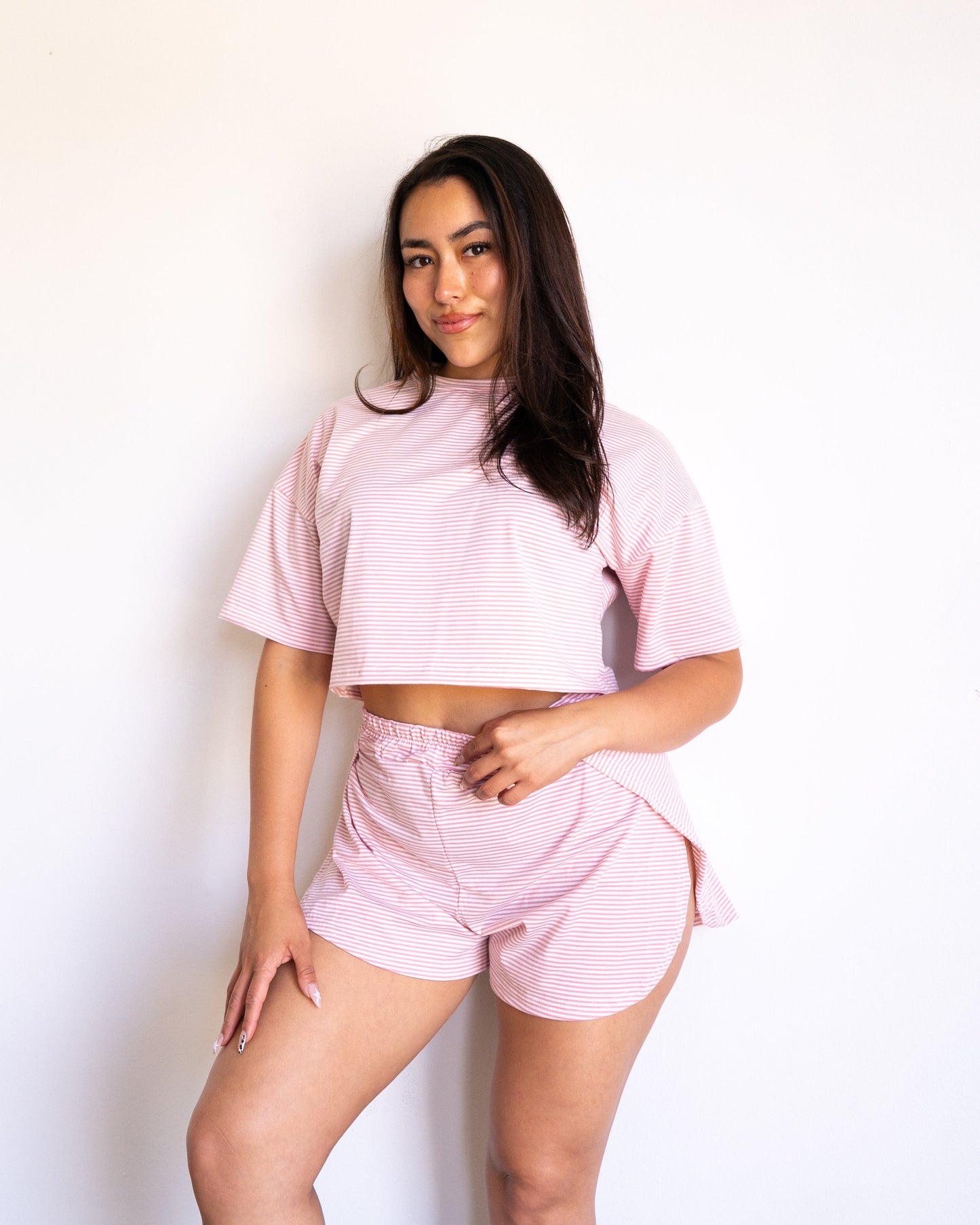 2-Piece Shorts Split Loungewear