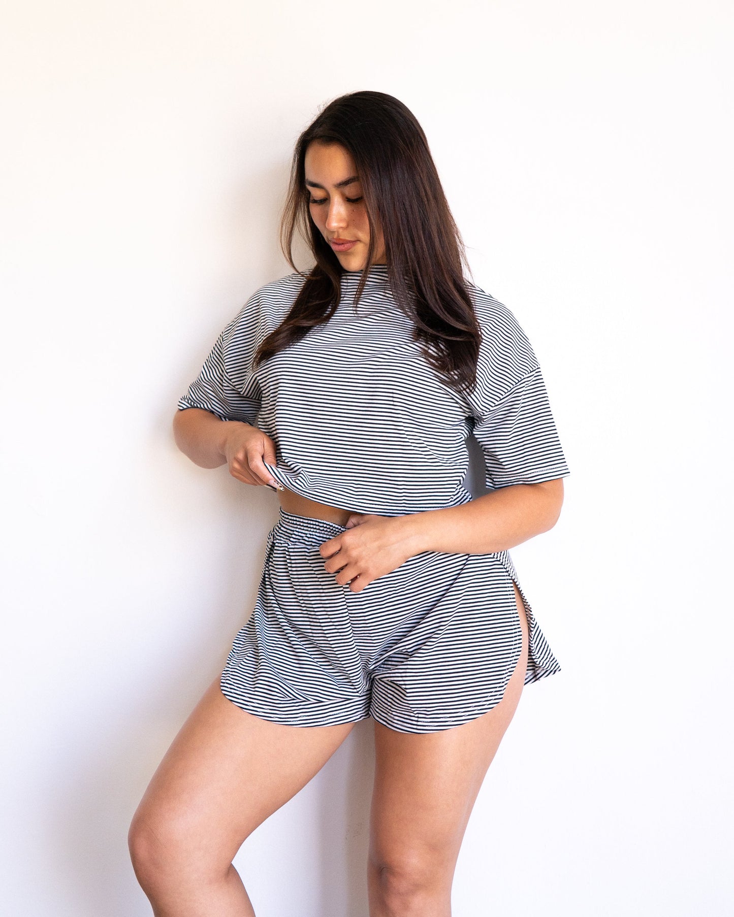 2-Piece Shorts Split Loungewear