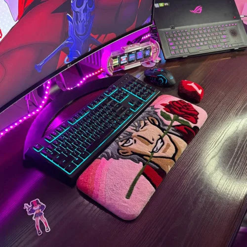 Handmade Fluffy Keyboard Rugs