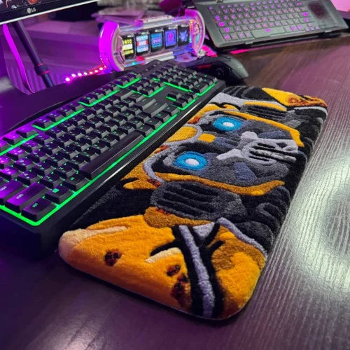 Handmade Fluffy Keyboard Rugs