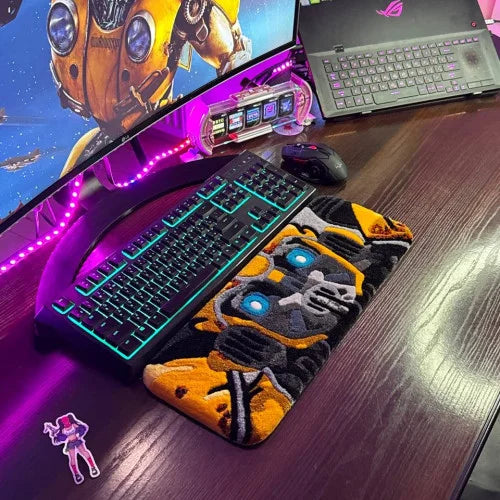 Handmade Fluffy Keyboard Rugs