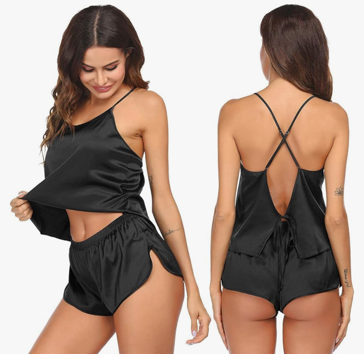 2-Piece Shorts Split Loungewear