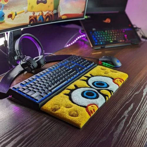 Handmade Fluffy Keyboard Rugs