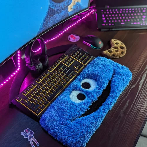 Handmade Fluffy Keyboard Rugs