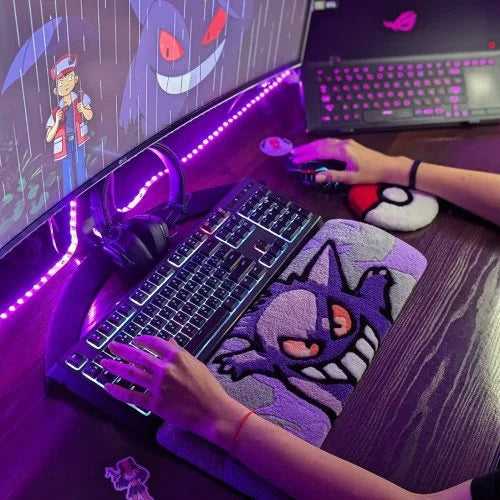Handmade Fluffy Keyboard Rugs