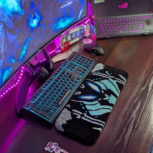 Handmade Fluffy Keyboard Rugs