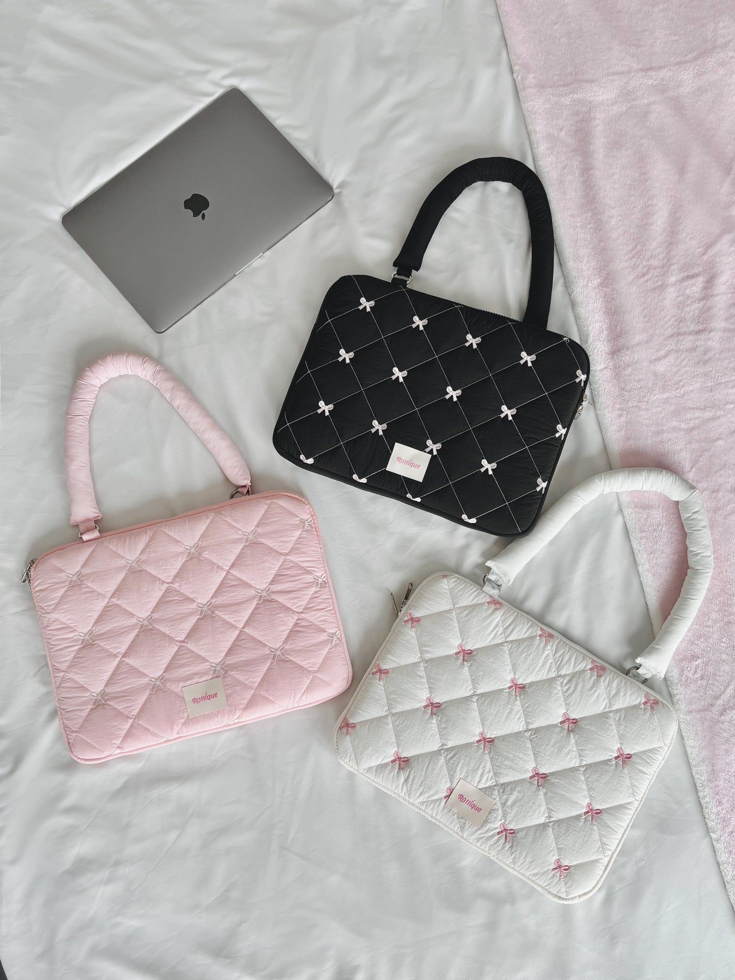 Pufflet Bow Laptop Sleeve