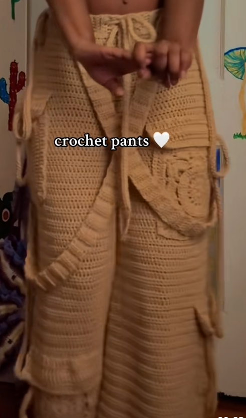 Crochet Cargo Pant