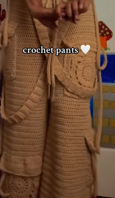 Crochet Cargo Pant
