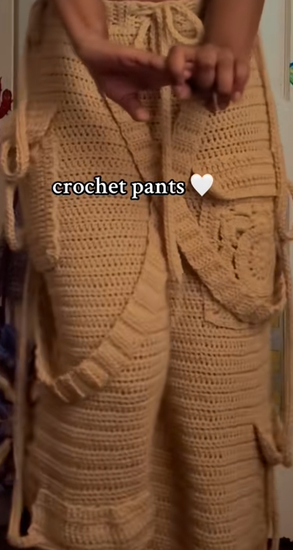 Crochet Cargo Pant