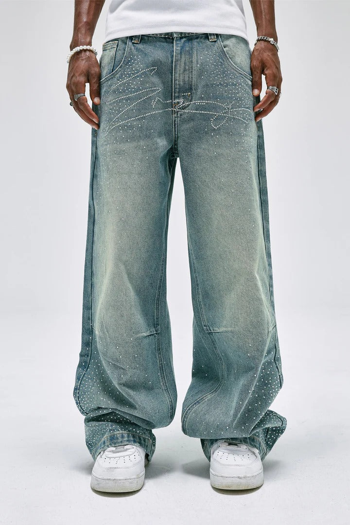 Rhinestone Jeans