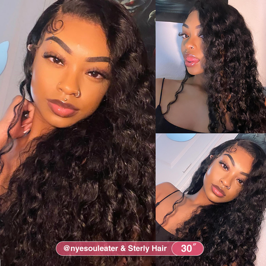 Transparent Lace Deep Wave Human Hair Wig