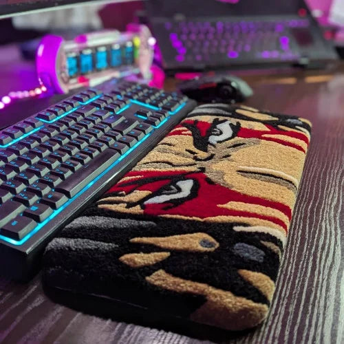 Handmade Fluffy Keyboard Rugs