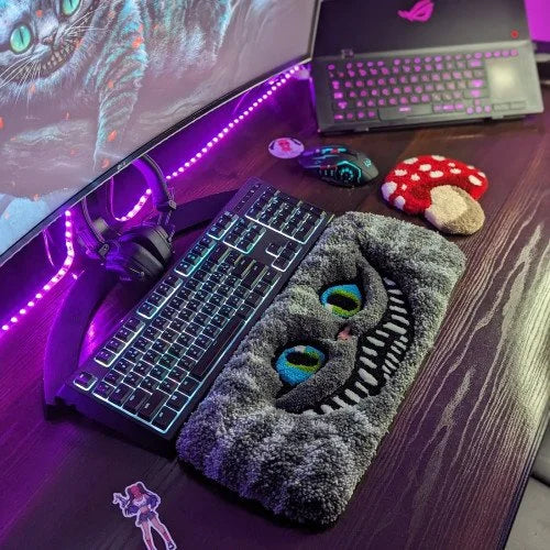 Handmade Fluffy Keyboard Rugs