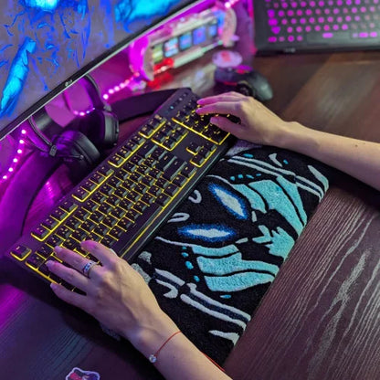 Handmade Fluffy Keyboard Rugs