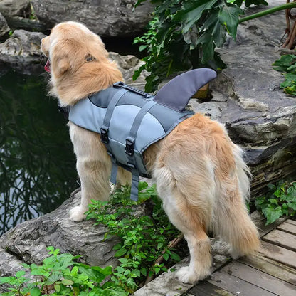 Mermaid Shark Dog Life Vest for Swimming