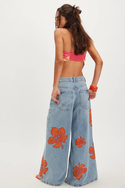 Palisades Wide Leg Jeans
