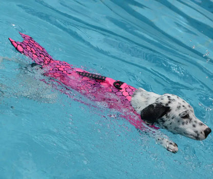 Mermaid Shark Dog Life Vest for Swimming